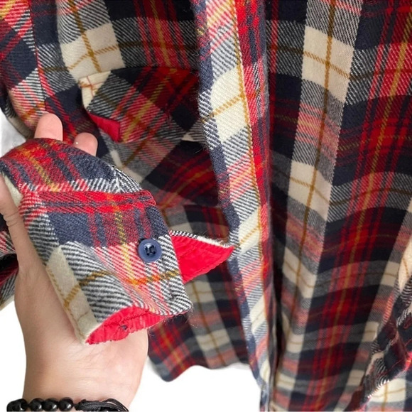 SPORTWEAR by Country Touch Plaid Front Buttons Closure Size M - Picture 6 of 10